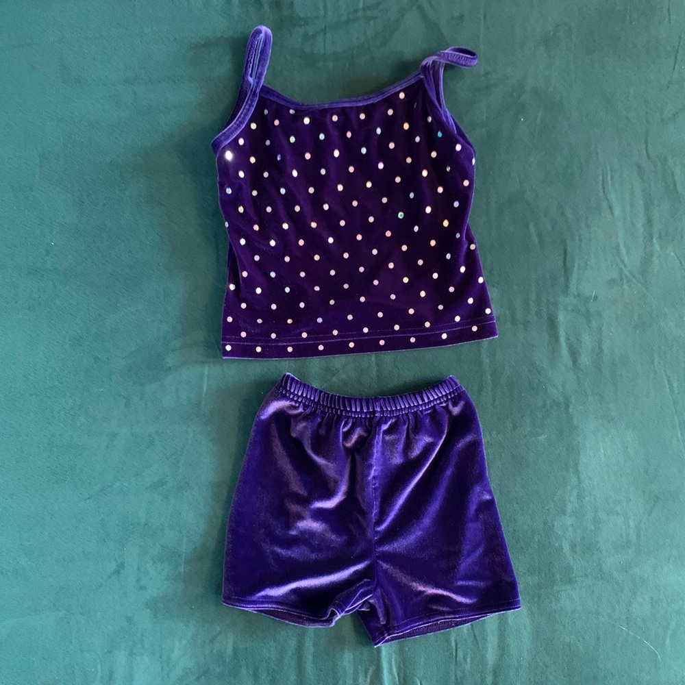 Duck Crossing by Avenue Two Piece Velvet Dancewear